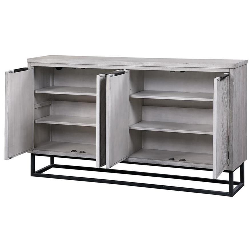 Aspen Court II 4 Door Media Credenza